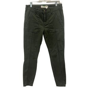 Anthropologie  Olive green Utility skinny Pants size 28